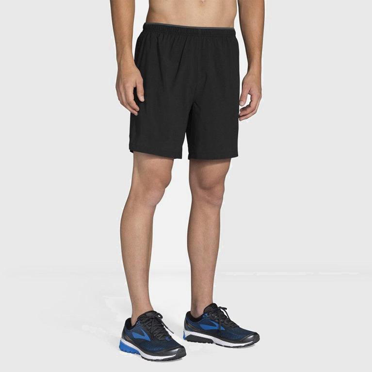 Brooks Go-To 7 Mens Running Shorts Ireland Grey (DKBH-31647)